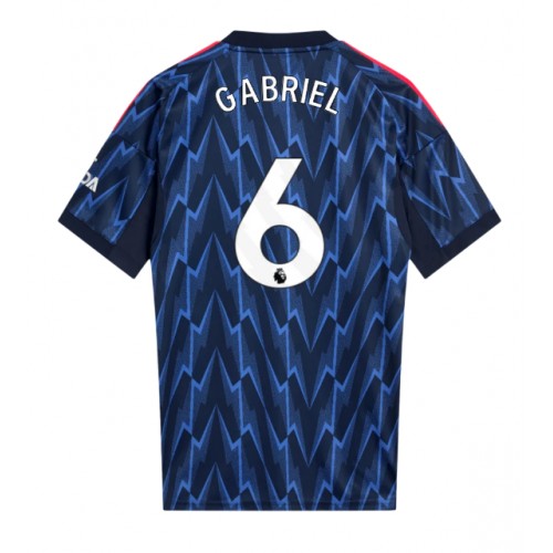 Arsenal Gabriel Magalhaes #6 Replica Away Stadium Shirt 2025-26 Short Sleeve Arsenal Gabriel Magalhaes #6 Replica Away Stadium Shirt 2025-26 Short Sleeve
